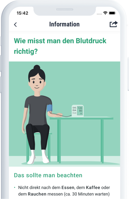 Abbildung Informationen in der Manoa App